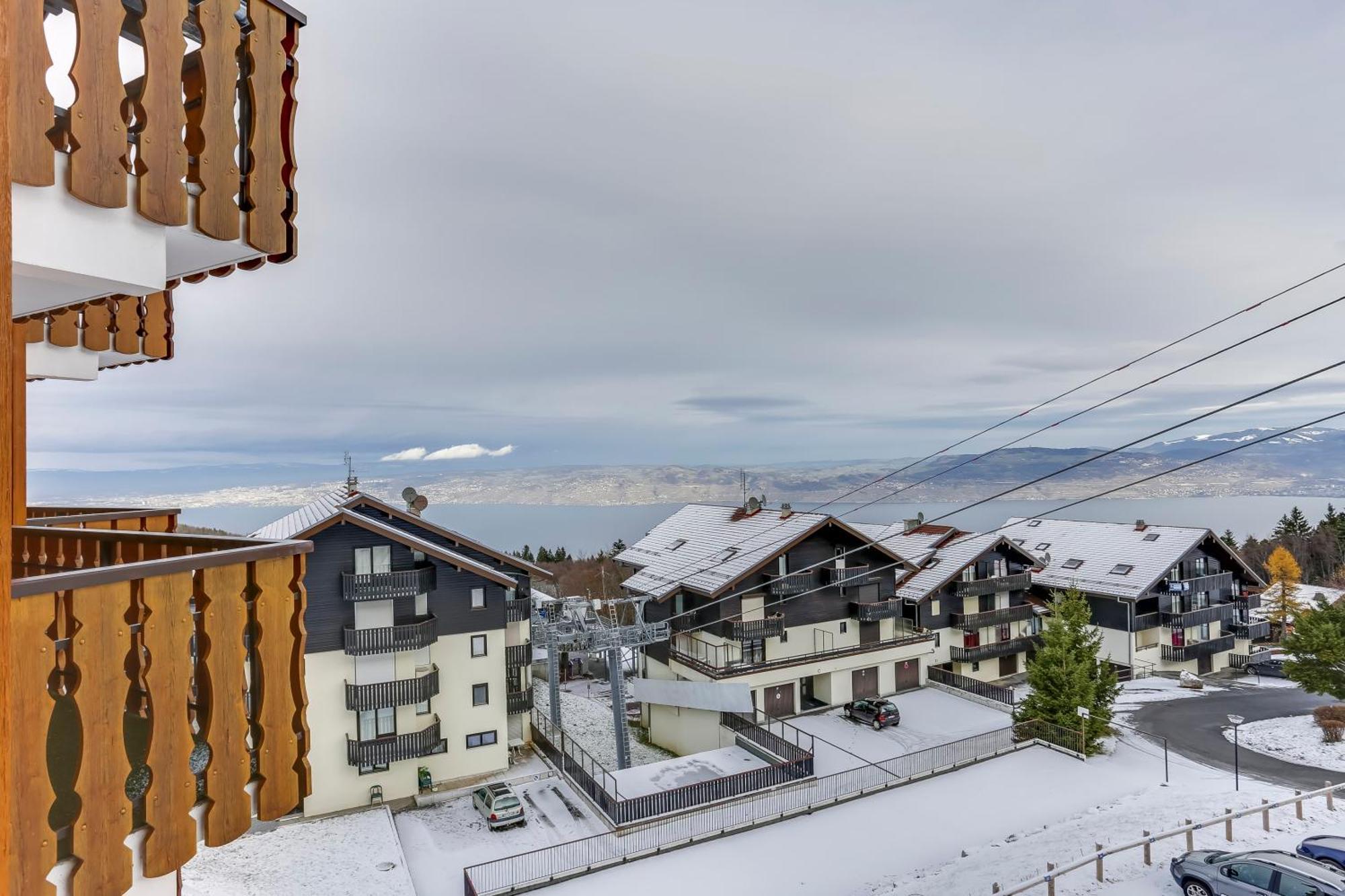 Appartement Cosy Avec Vue Sur Le Lac A Thollon Les Memises 35M² Exterior photo